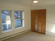 Left bedroom, with huge walk-in closet shut