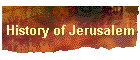 History of Jerusalem