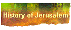 History of Jerusalem