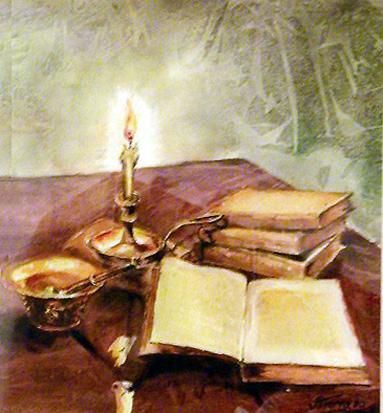 Libros y vela
