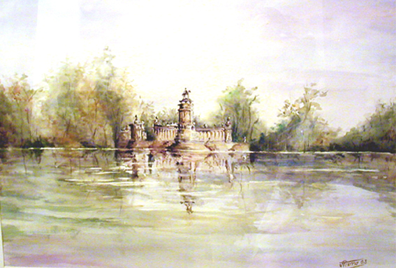 El lago del retiro