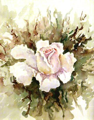 Una rosa solitaria