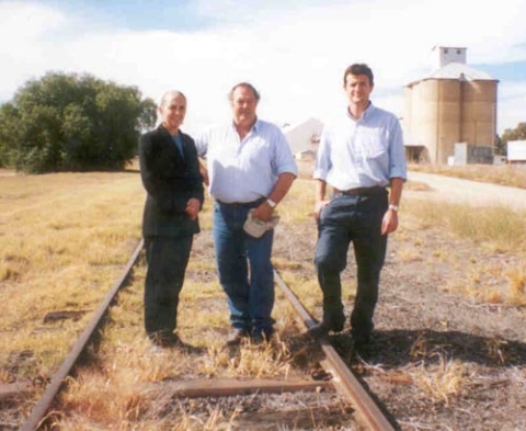 This is a picture of the Greenethorpe line taken at a later date when the line was up for reclosure.