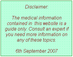 Disclaimer;
The information contained in this website is a guide only. Consult an expert if you need more information.
6th September 2007