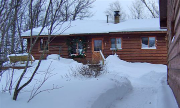 My parents' house at Christmastime.