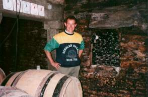 The vintner in his cellar