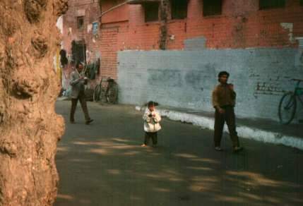In the streets of New Delhi