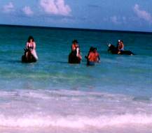 Cancun has the bluest water!