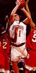 Jessie shoots for two against Rutgers.
