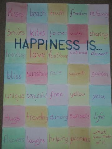 Happiness is...