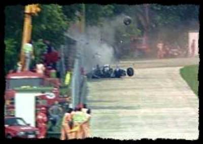 Senna crash