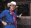 A proud Stevie standing just outside of Carneghie Hall