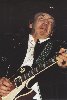 Rare shot of Stevie playing a Les Paul
