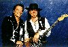 � Robert Knight. Stevie & Jimmie backstage at Alpine Valley, August 26, 1990.