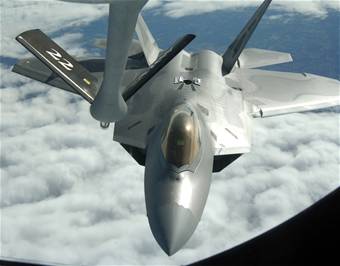 McConnell refuels first F-22A operational mission