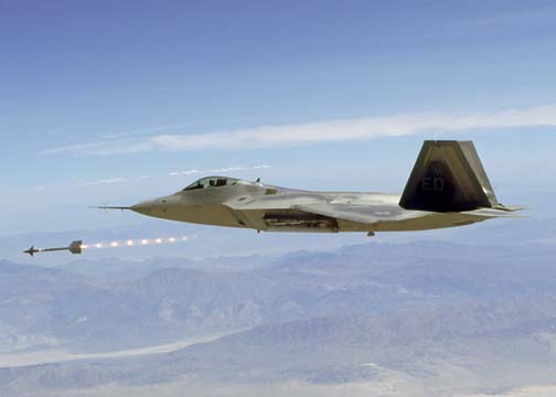 Raptor Firing Missle