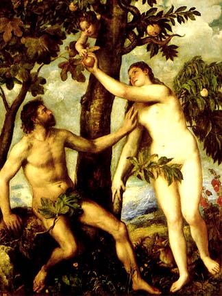 Adan y Eva En El Paraiso,Autor: Anonimo