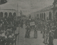JESS NAZARENO LLEGANDO A LA PLAZA DE ARMAS AÑO DE 1892