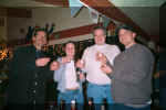 NY: We apparently had an obsession with Lemon Drop shots...dammit!  (L-R: Vern, Me, Chris, Donnie)