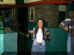 Anyone that knows me knows I HATE beer... the only reason I had 4 beers in hand was because I was playing waitress for the guys.  I'm not kidding!