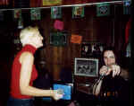My friend Nicole and I hamming it up to "Love Shack"--this was Nicole's first time doing karaoke! :-)