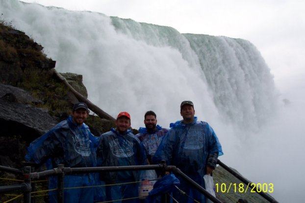 Lance, Donny, Bill, & Mike at Niagara Falls, NY