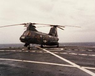 H-46 helicopter, 1986