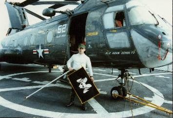 My assigned aircraft...BR 52, HC-8 NAS Norfolk, VA 1987