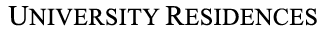 HFS University Residences Logo