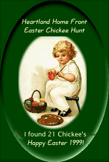 Easter Chickie Hunt Award - Just a bit of fun!