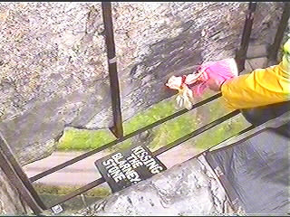 Here's me kissing the Blarney Stone!