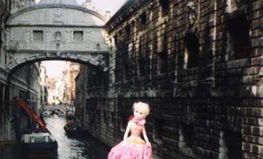 The Bridge of Sighs . . . and let me tell you, all the boys were sighing when they saw me!