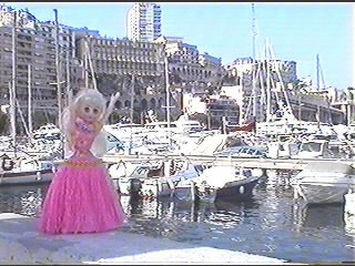 The harbour between Monaco and Monte-Carlo!