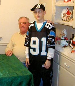 Ryan with Grandpa Gerald