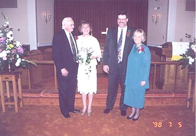 Jamie, Steve, and Jamie's Parents