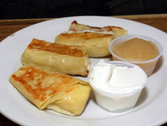 Blintzes.