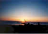 sunset at seaside - by Rebecca