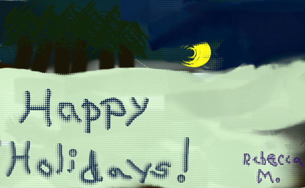 winter picture made by Rebecca