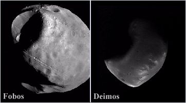 Fobos y Deimos, los sat&eacute;lites de Marte