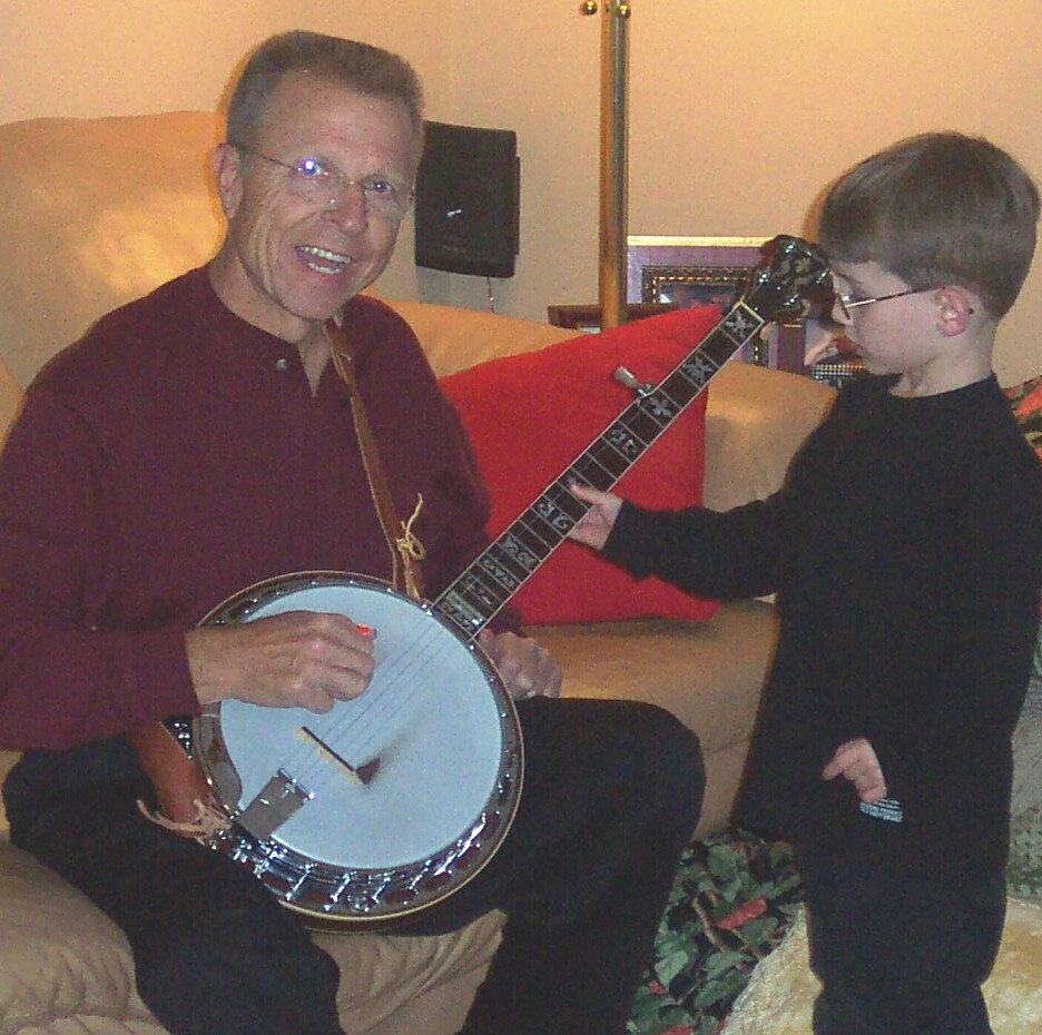 Grandpa, can I play your banjo?