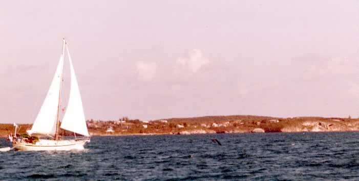 Cutter JanBaree, off Georgetown, Eleuthera