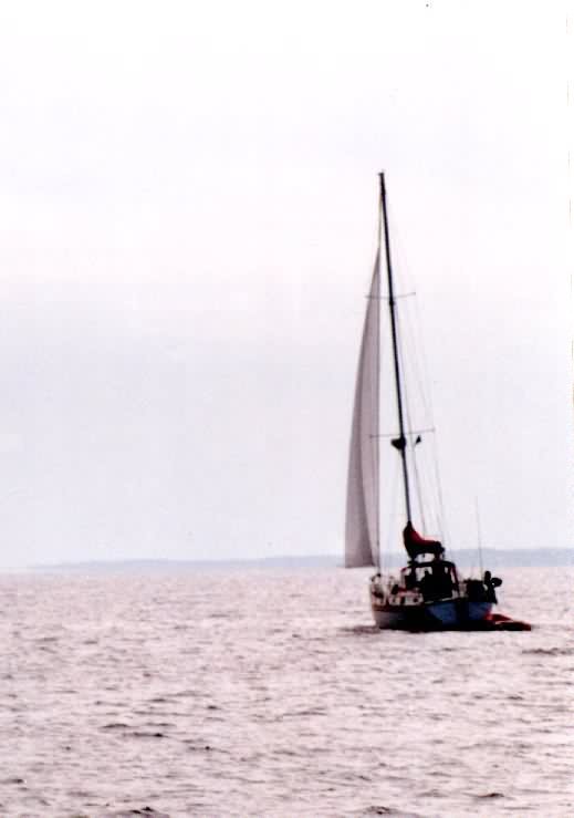 See, the channel's right there, ahead of us