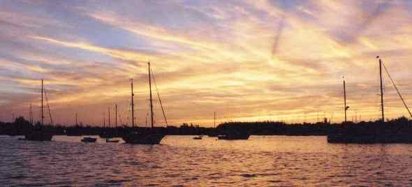 A quiet anchorage.