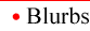 Book Blurbs