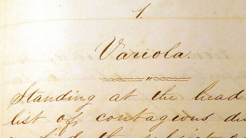 First Page fragment of J. F. Pressley Thesis