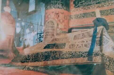 Prophet Muhammad's tomb from inside