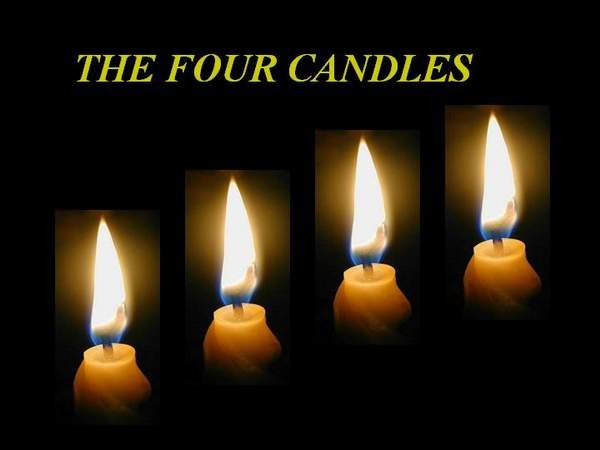 Four canldes