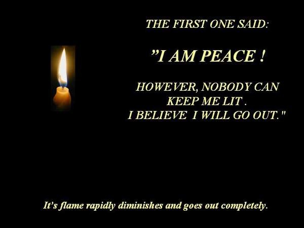 Candle of peace