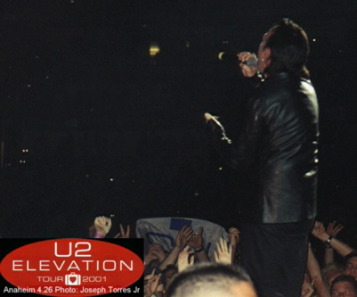 Bono on tip of heart