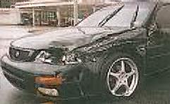 Front end of first crash